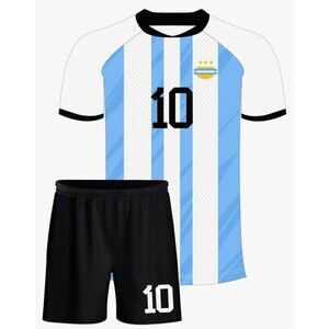 BN soccer jersey sport Boys set drawstring shorts blue/black size L US 26